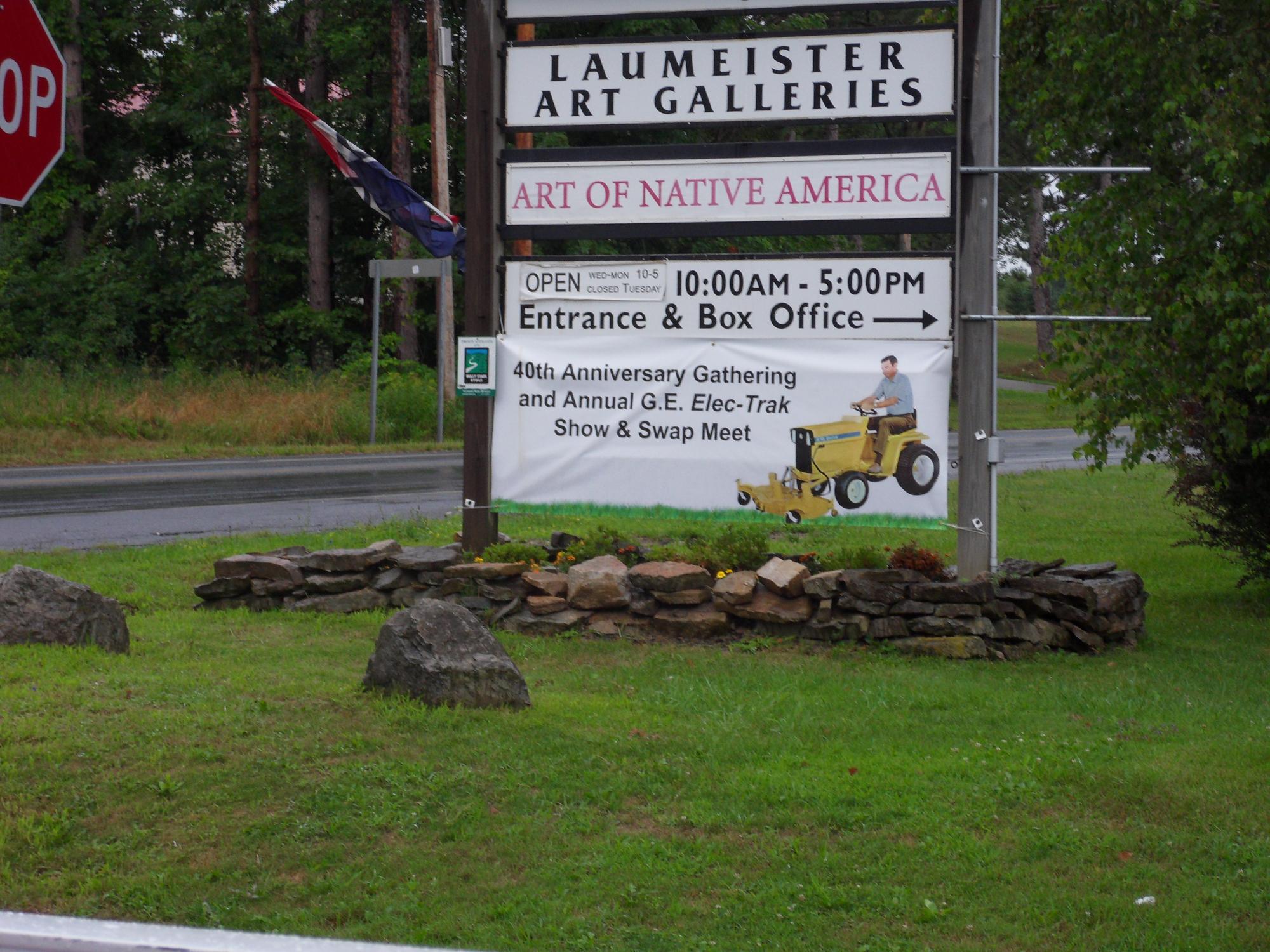 Sign in front